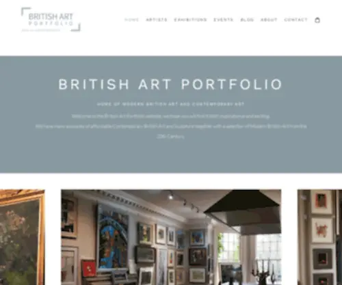 Britishartportfolio.co.uk(British Art) Screenshot