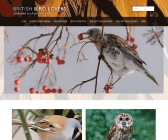 Britishbirdlovers.co.uk(Bird Spot) Screenshot