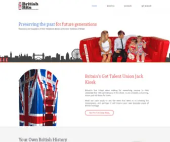 Britishbits.co.uk(Restorers And Supplier of the British Red Telephone Box) Screenshot