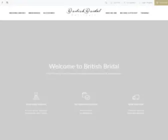 Britishbridaloutlets.co.uk(UK's Premier Bridal Wholesaler) Screenshot