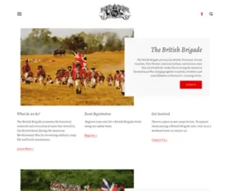 Britishbrigade.org(The British Brigade) Screenshot