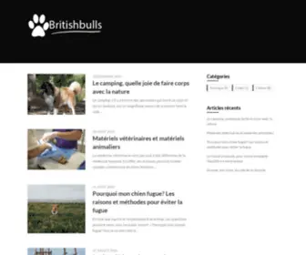 Britishbulls.fr(Des animaux pour tous) Screenshot