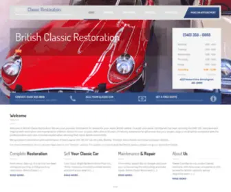 Britishclassicrestoration.com(British Classic Restoration) Screenshot