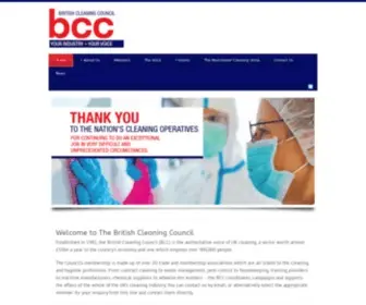 Britishcleaningcouncil.org(British Cleaning Council) Screenshot