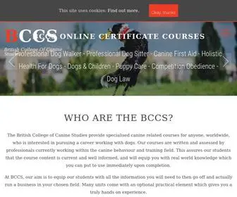 Britishcollegeofcaninestudies.com(British College Of Canine Studies) Screenshot