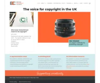 Britishcopyright.org(BCC) Screenshot