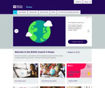 Britishcouncil.co.ke(The British Council) Screenshot