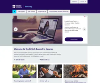 Britishcouncil.no(British Council) Screenshot