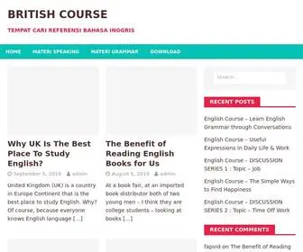 Britishcourse.com(Space to Find Reference of English) Screenshot