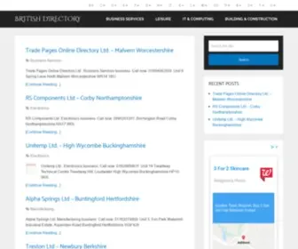 Britishdir.co.uk(British Directory) Screenshot