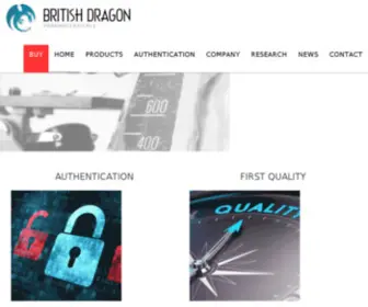 Britishdragon.com(British Dragon Pharmaceuticals) Screenshot