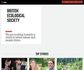 Britishecologicalsociety.org(The British Ecological Society) Screenshot