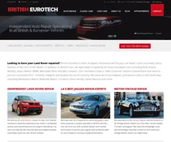 Britisheurotech.com(Los Angeles Independent English Car repair and Service) Screenshot