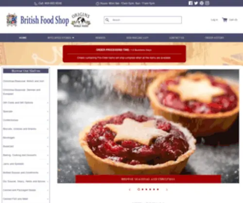 Britishfood.com(British Food Shop) Screenshot