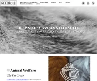 Britishfur.co.uk(British Fur Trade Association) Screenshot