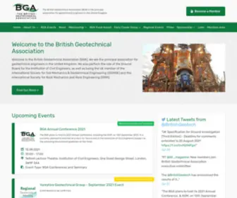 Britishgeotech.org(The British Geotechnical Association) Screenshot