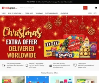 Britishgram.com(Online Supermarket) Screenshot