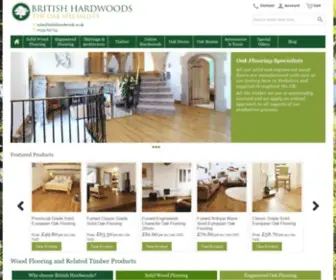 Britishhardwoods.co.uk(Wood Flooring made in the UK by British Hardwoods) Screenshot