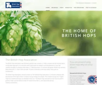 Britishhops.org.uk(The British Hop Association) Screenshot