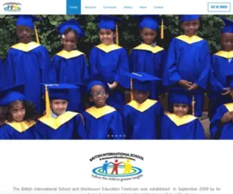 Britishinternationalschoolsierraleone.com(British International School and Montessori Education Freetown) Screenshot