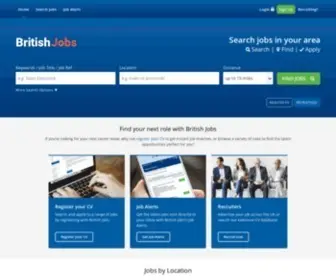 BritishJobs.co.uk(British Jobs) Screenshot