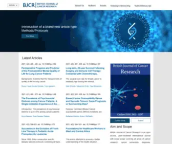 BritishJournalofcancerresearch.com(British Journal of Cancer Research) Screenshot