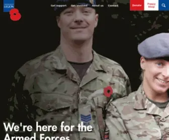 Britishlegion.org.uk(The Royal British Legion) Screenshot