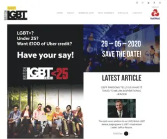 Britishlgbtawards.com(The official site for the British LGBT Awards) Screenshot