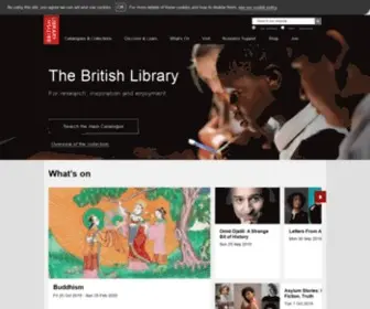 Britishlibrary.net(The British Library) Screenshot