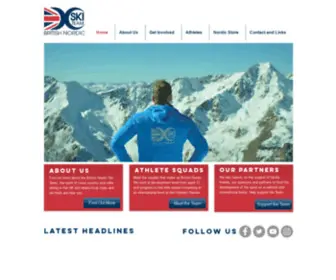 Britishnordic.org(The official site of the British Nordic Ski Team) Screenshot