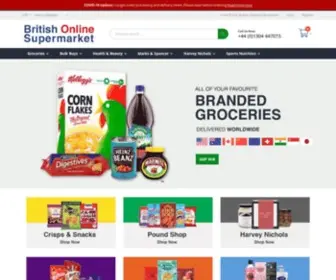 Britishonlinesupermarket.com(Buy British Food Shopping) Screenshot