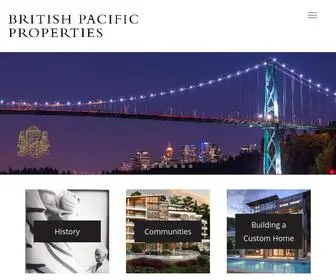Britishproperties.com(Developing exceptional neighbourhoods & luxury homes) Screenshot