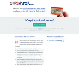 Britishrail.co.uk(It's quick) Screenshot