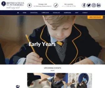 Britishschool.ru(The British School of Saint Petersburg) Screenshot