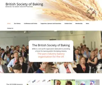 Britishsocietyofbaking.org.uk(Bringing the Baking Industry together) Screenshot