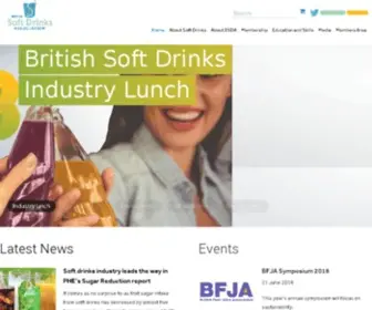 Britishsoftdrinks.com(The British Soft Drinks Association) Screenshot