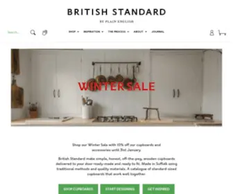 Britishstandardcupboards.com(British Standard by Plain English) Screenshot