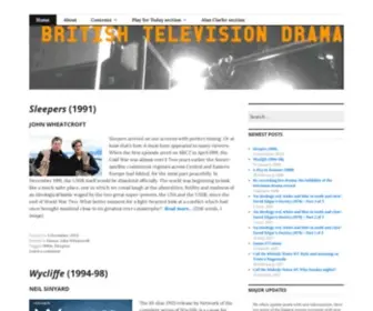 Britishtelevisiondrama.org.uk(British Television Drama) Screenshot