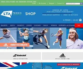 Britishtennisshop.com(British Tennis Shop) Screenshot