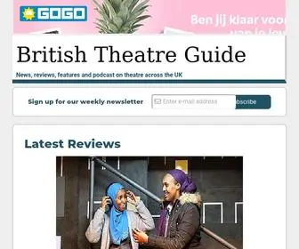 Britishtheatreguide.info(British Theatre Guide) Screenshot