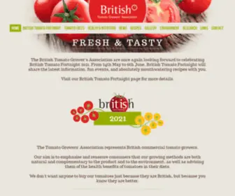 Britishtomatoes.co.uk(The British Tomato Growers' Association) Screenshot