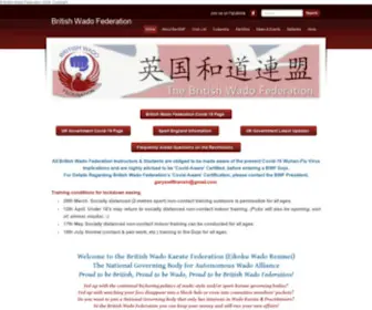 Britishwadofederation.co.uk(British Wado Federation) Screenshot