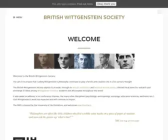 Britishwittgensteinsociety.org(British Wittgenstein Society) Screenshot