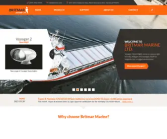 Britmar.com(Britmar Marine Ltd) Screenshot