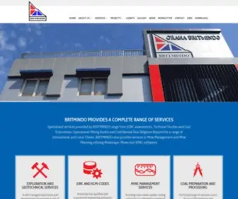 Britmindo.com(Britmindo Indonesia provides a Complete Range of Mining Service) Screenshot