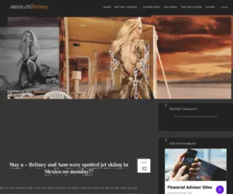Britney-Galaxy.com(Fansite absolutely about Britney Spears) Screenshot