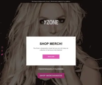Britneythezone.com(The Zone) Screenshot