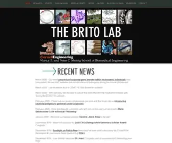 Britolab.org(The Brito Lab) Screenshot