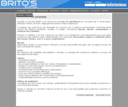 Britos.com.br(Default Parallels Plesk Panel Page) Screenshot