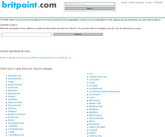 Britpoint.com(UK white pages) Screenshot